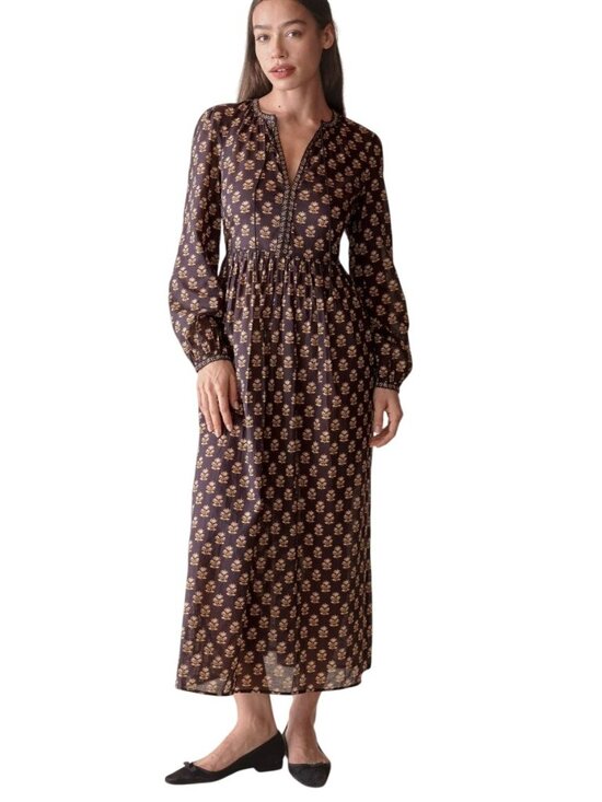 Doen Dresses & Skirts - Doen Rhiannon Dress -- Noir Meadowsweet Floral - size M